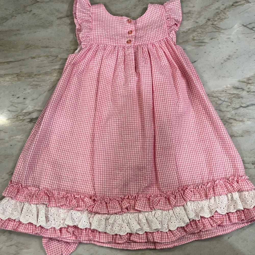 Laura Ashley pink and white gimgim dress! - Picture 7 of 9